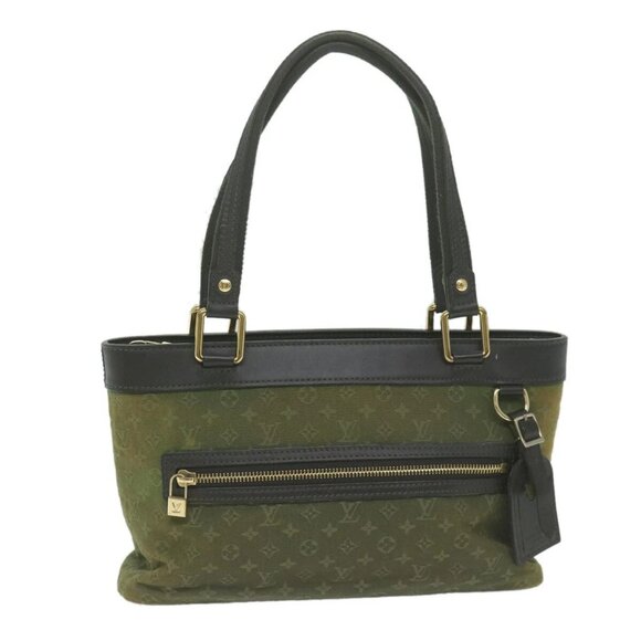 LOUIS VUITTON Monogram Mini Lucille PM Hand Bag TST Khaki LV Auth - Picture 2 of 16